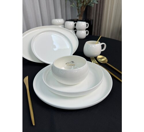 Bobigny 25-piece 6-Persons Porcelain Dinnerset
