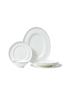 BRICARD MACON DINNER SET  WIT-GOUD 25-DELIG | 6 PERSOONS