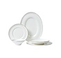 BRICARD MACON DINNER SET WITH-GOLD 25-DELIG / 6 PERSONS