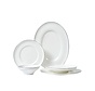 SERVICE À DÎNER BRICARD MÂCON 25 PIÈCES | 6 PERSONNES BLANC-ARGENT