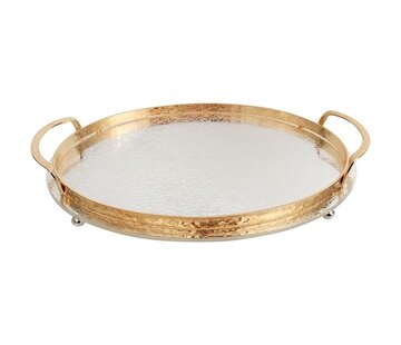 DIENBLAD 36X23 CM GOUD-ZILVER