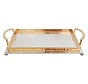 TABLETT 30X14 CM GOLD-SILBER