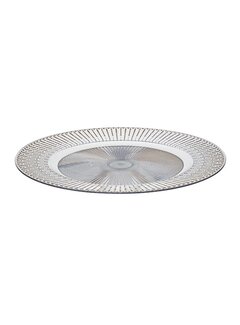 Assiette en plastique / Ø33 CM doré