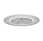 Assiette en plastique / Ø33 CM doré
