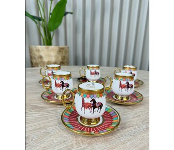 ACR ACR Wilshire Kaffeetasse Set für 6 Personen  rot