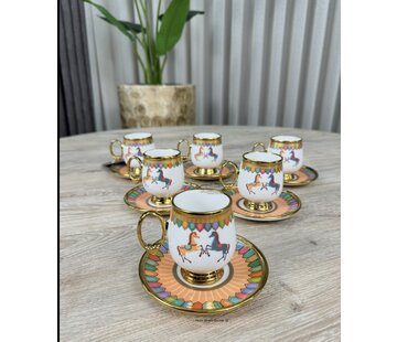 ACR ACR Wilshire Kaffeetasse Set für 6 Personen Gelb