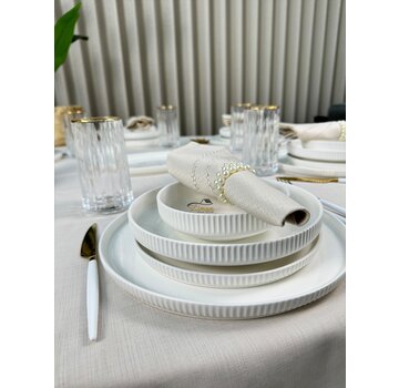 BR DION GESCHIRR SET WEIS  25-TLG / 6 PERSONS