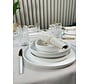 DION PORCELAIN DINNER SET WHITE 25-PIECES | 6 PERSONS