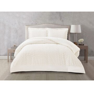 HAYAL BEDSPREI SET | 260X240 CM WIT 3-DELIG