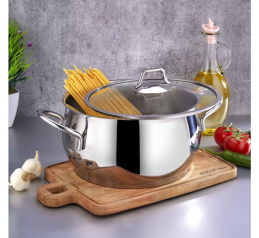 Poêle Polochef Proline en acier inoxydable-26cm