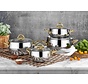 Polochef proline 8 parcalik Tencere Takimi Gold