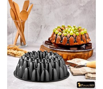polochef Polochef  Prizma Casting Cake Mold Black