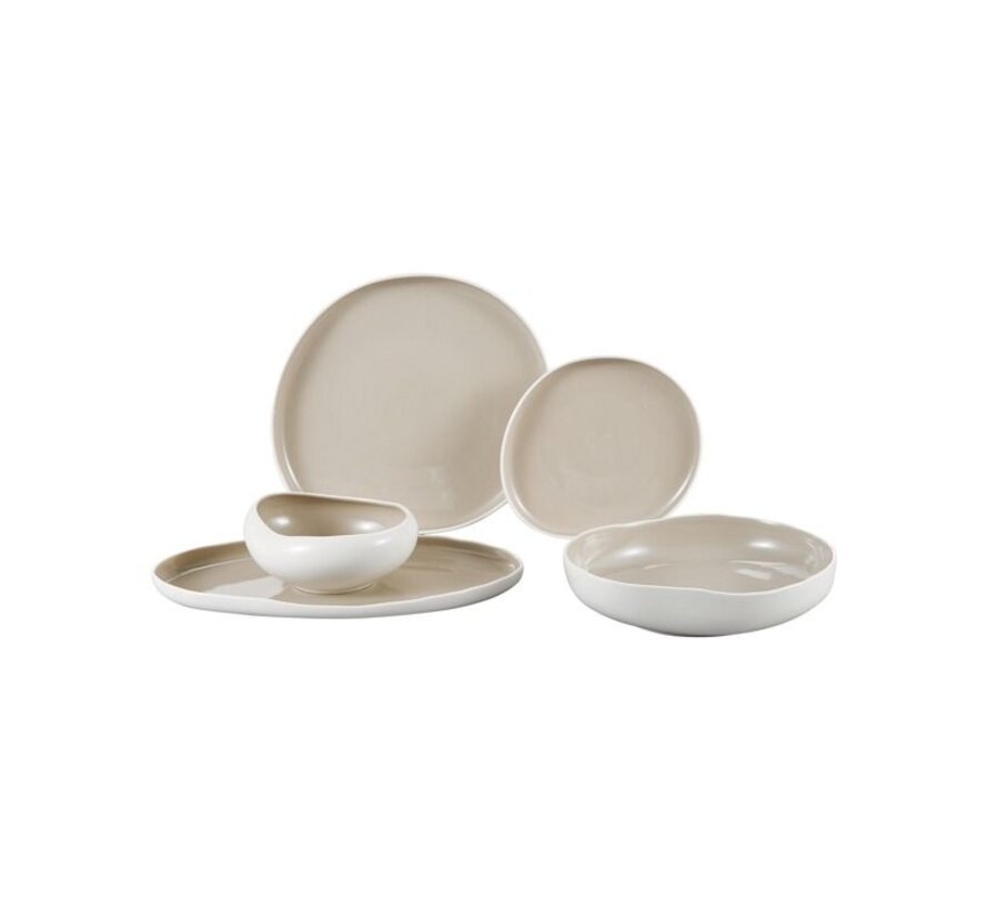 Cupid Beige Serviettenset 25 Stück / 6 Personen