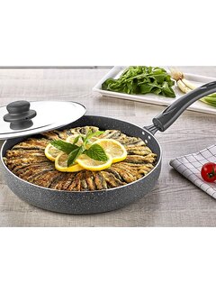 polochef Poêle à poisson Polo Chef chupra granite 32cm (ne convient pas à l'INCUTION )