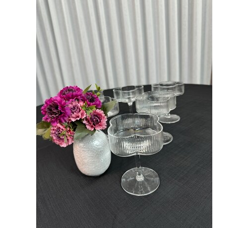 PASABAHCE Flower Cocktail-/champagneglas 6 Delig - 160 ml