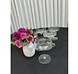 Flower Cocktail-/champagneglas 6 Delig - 160 ml