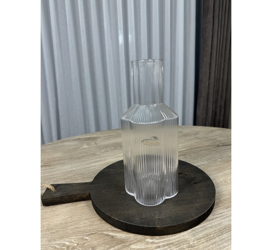 Flower Karaaf Transparent 1,5 Liter