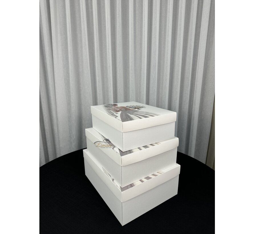 GELIN KUTUSU 3'LU SET