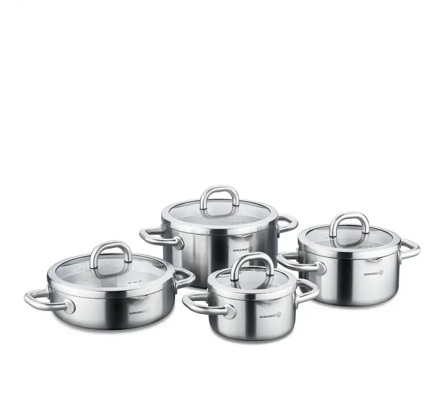 Ensemble de casseroles Korkmaz Alba 8 pièces