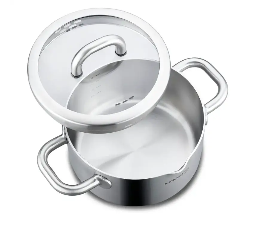 Korkmaz Alba 8-piece pan set