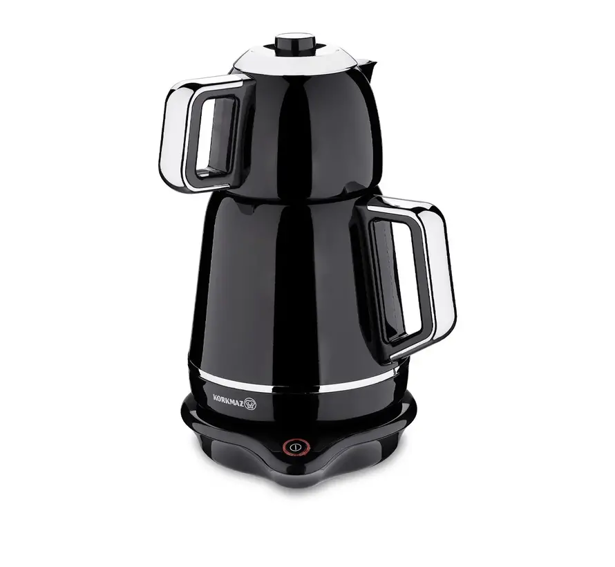 Korkmaz Demiks Electric Teapot Black/Chrome
