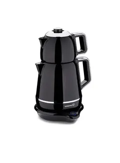 KORKMAZ Korkmaz Demiks Electric Teapot Black/Chrome