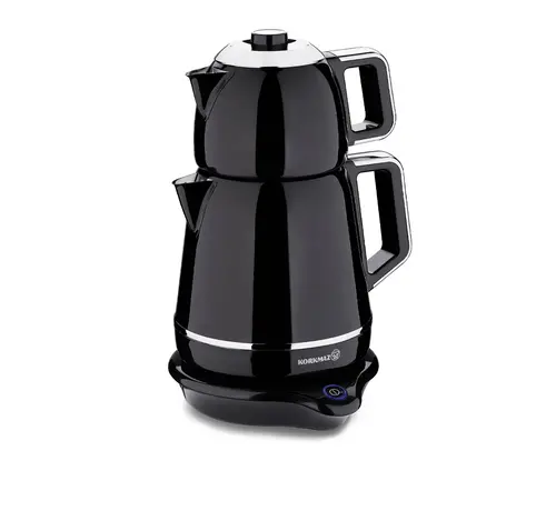 KORKMAZ Korkmaz Demiks Electric Teapot Black/Chrome