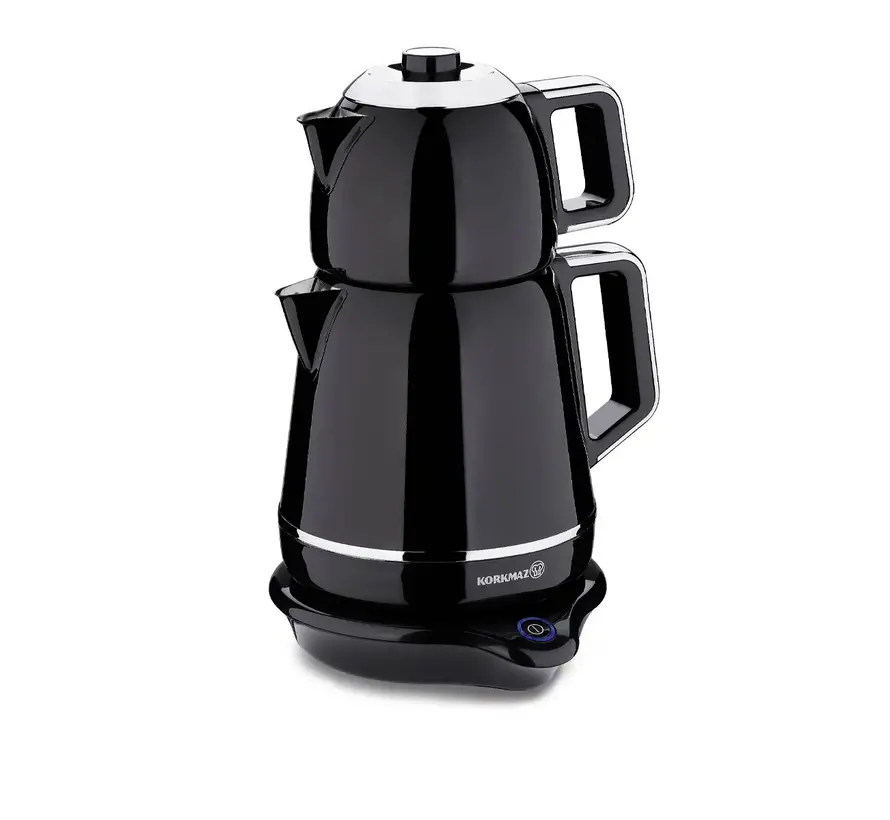 Korkmaz Demiks Electric Teapot Black/Chrome