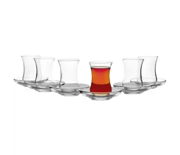 PASABAHCE Pasabahce Uskudar Tea Set 12 Pieces / 6 Persons