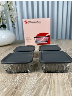 PASABAHCE Pasabahce-Frezya-Sauce mit Deckel ( 8 Delig ) 220 cc