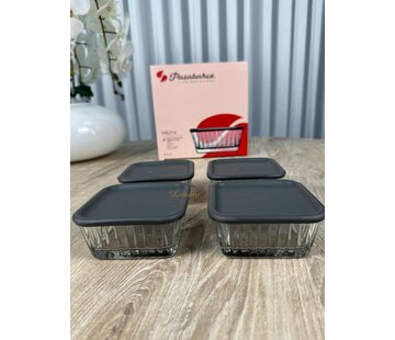 PASABAHCE Pasabahce Frezya Dit venir avec couvercle (8 parties ) 220 cc