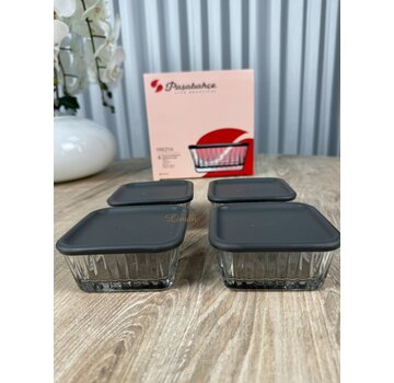 PASABAHCE Pasabahce Frezya Saus bowls with cover ( 8 parts ) 220 cc