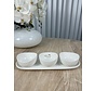 MILA SCHÜSSELN SET / WEIß 4-TEILIG