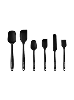 Karaca Lively Set de service en silicone 6 pièces Noir