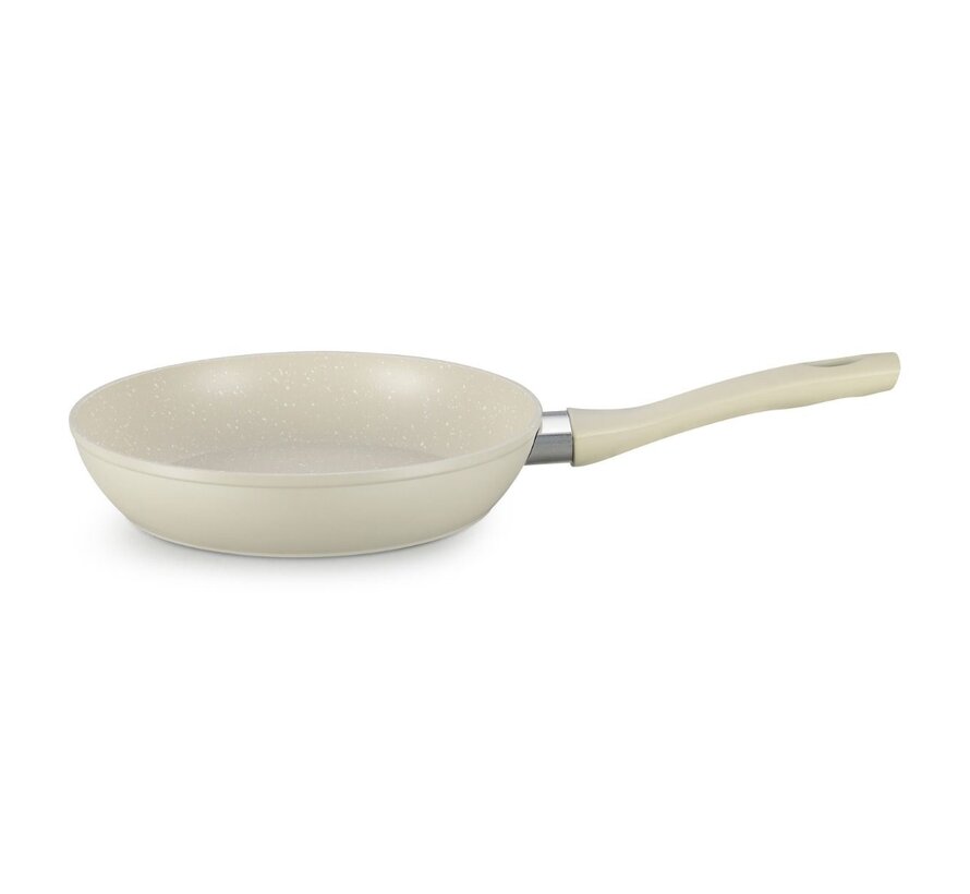 NOVA FRYING PAN SET BEIGE-WHITE / 3-PIECE