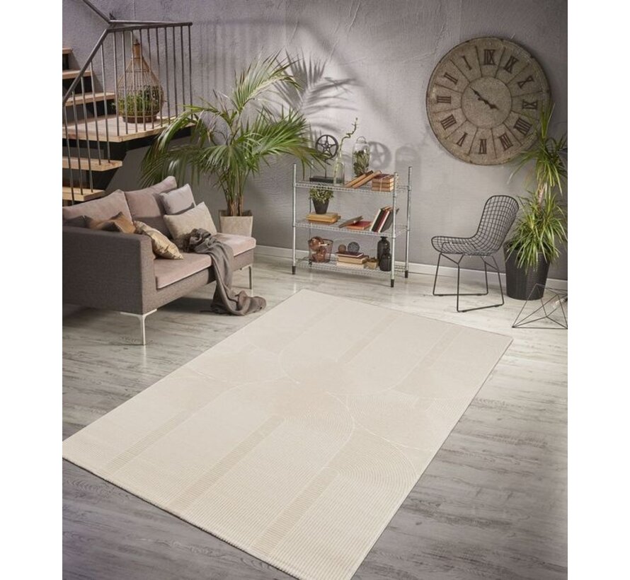 URGUP 78 HALI DARK CREAM