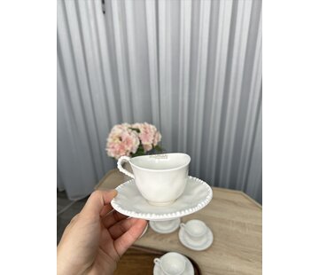 Parel Set Expresso 12 Pièces | 6 Personnes Blanc