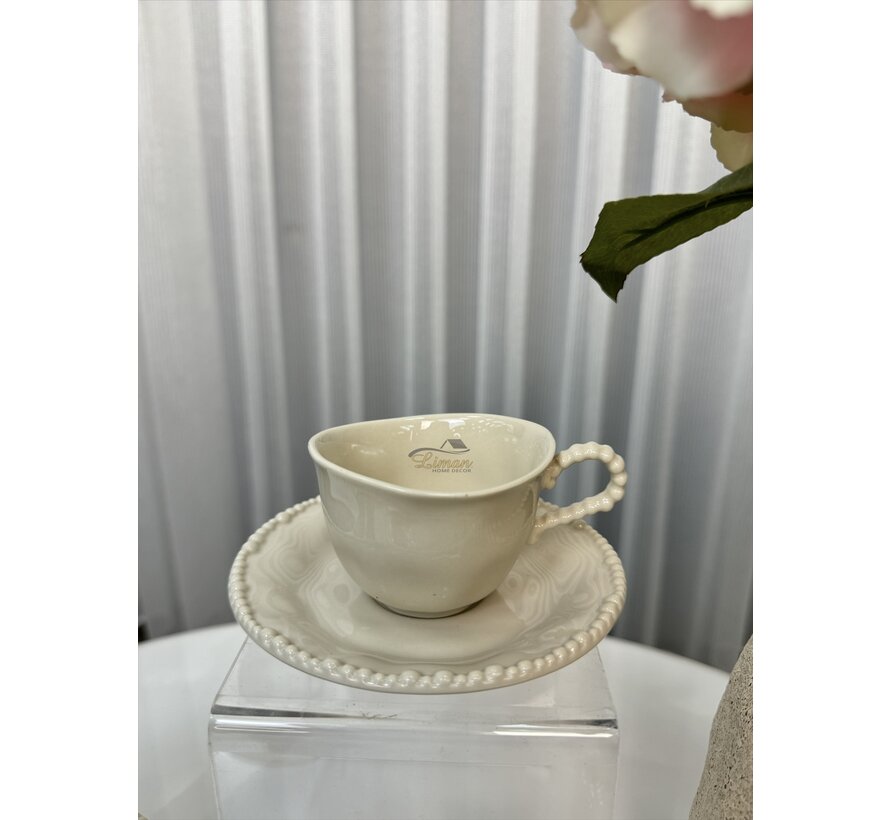 Parel Espresso Set 12 Pieces / 6 Persons Beige