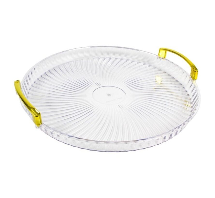 SET DE PLATEAUX EN PLASTIQUE / 2 PIÈCES