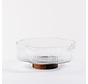 Rustic Wood Flower Camli Sunumluk 26cm