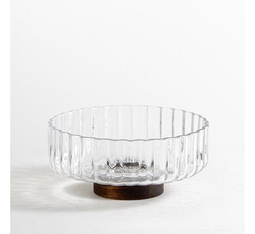 Rustic wood Daisy Camli Sunumluk 20,5cm
