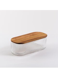 Rustic Wood saklama kutusu| 21,5 cm