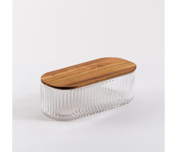 Rustic Wood saklama kutusu| 21,5 cm