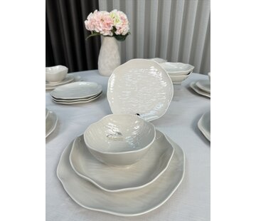 Ensemble de Serviettes Linea 24 Pièces | 6 Personnes Beige
