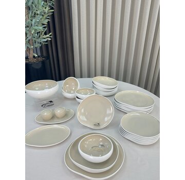Ensemble de Serviettes New Cupid Beige 29 Pièces / 6 Personnes