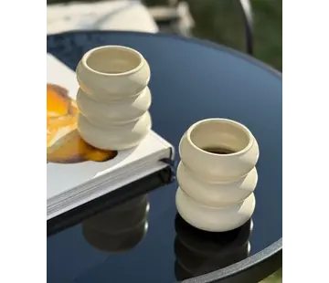 Mug en Céramique Bobble Beige | 2 pièces