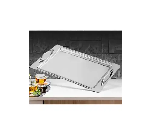 Ela Stainless Steel Tray | Silver