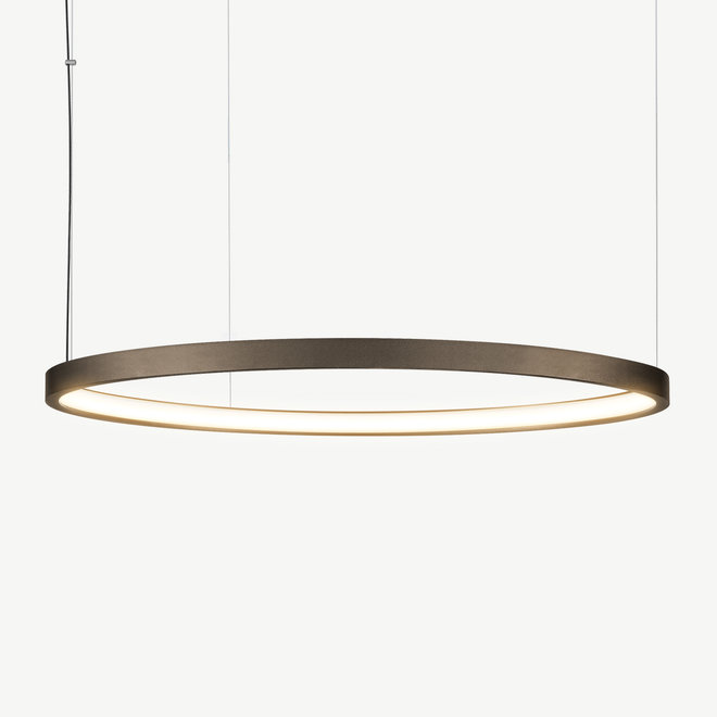 LED ring pendant lamp HALO ∅920 mm - bronze