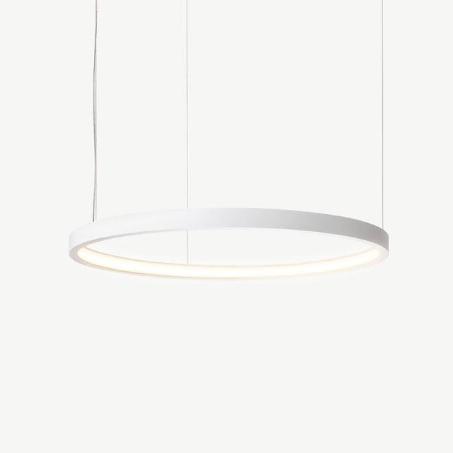 LED ring pendant lamp HALO ∅790 mm - white