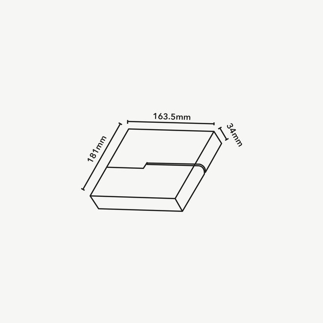 CLIXX magnetisch rail verlichtingssysteem - FOLD06 DOTS LED module - zwart